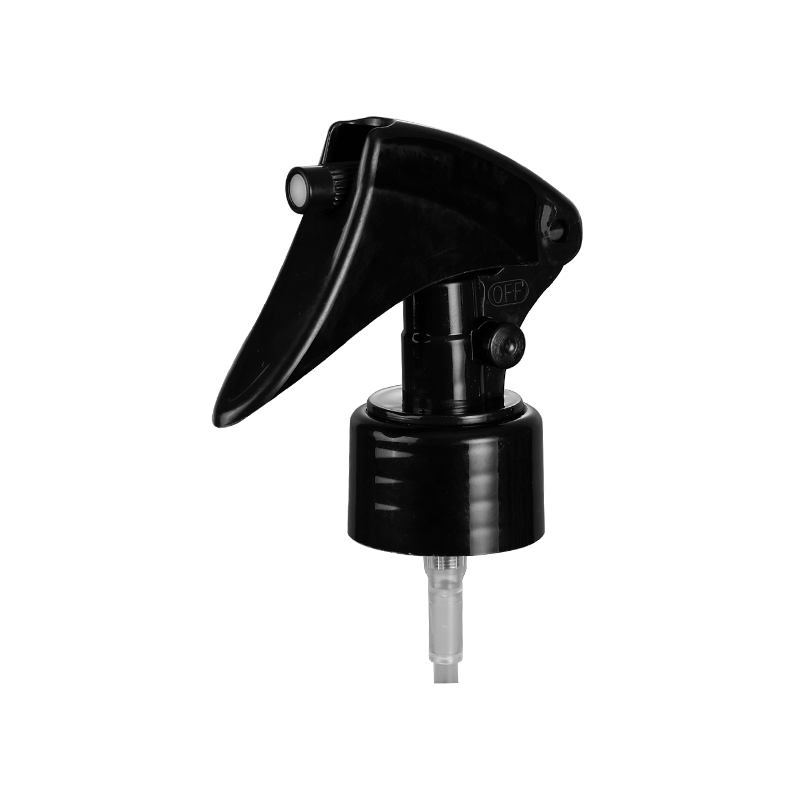 Mini pulverizator negru cu declanșare pentru curățarea feței și a corpului